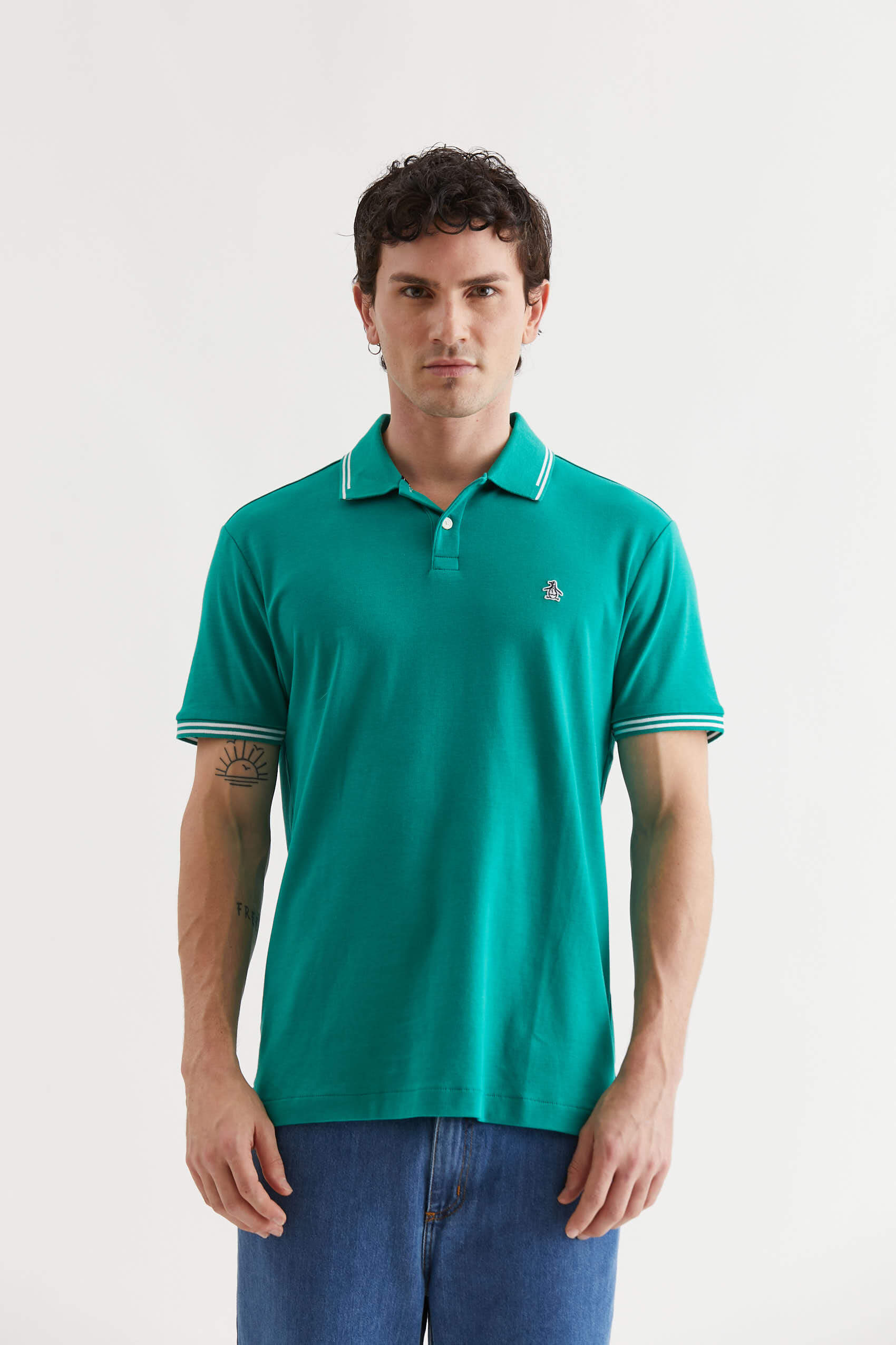 Ss Tipped Jersey Polo