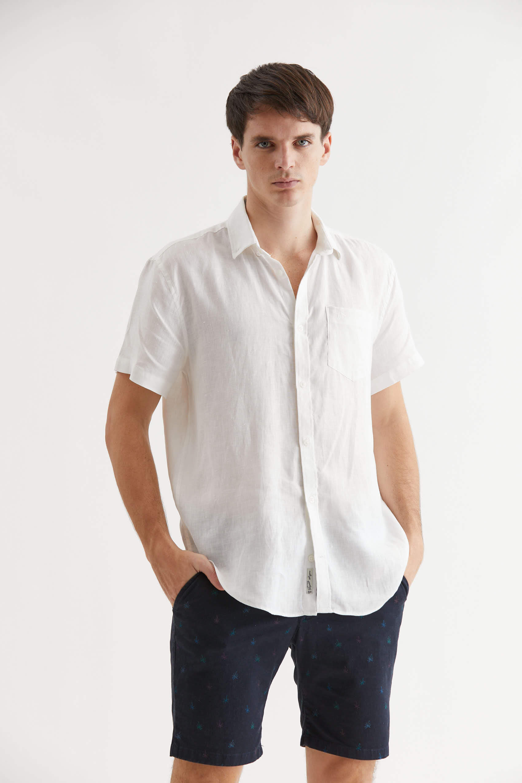 Ss Washed Linen Shirt