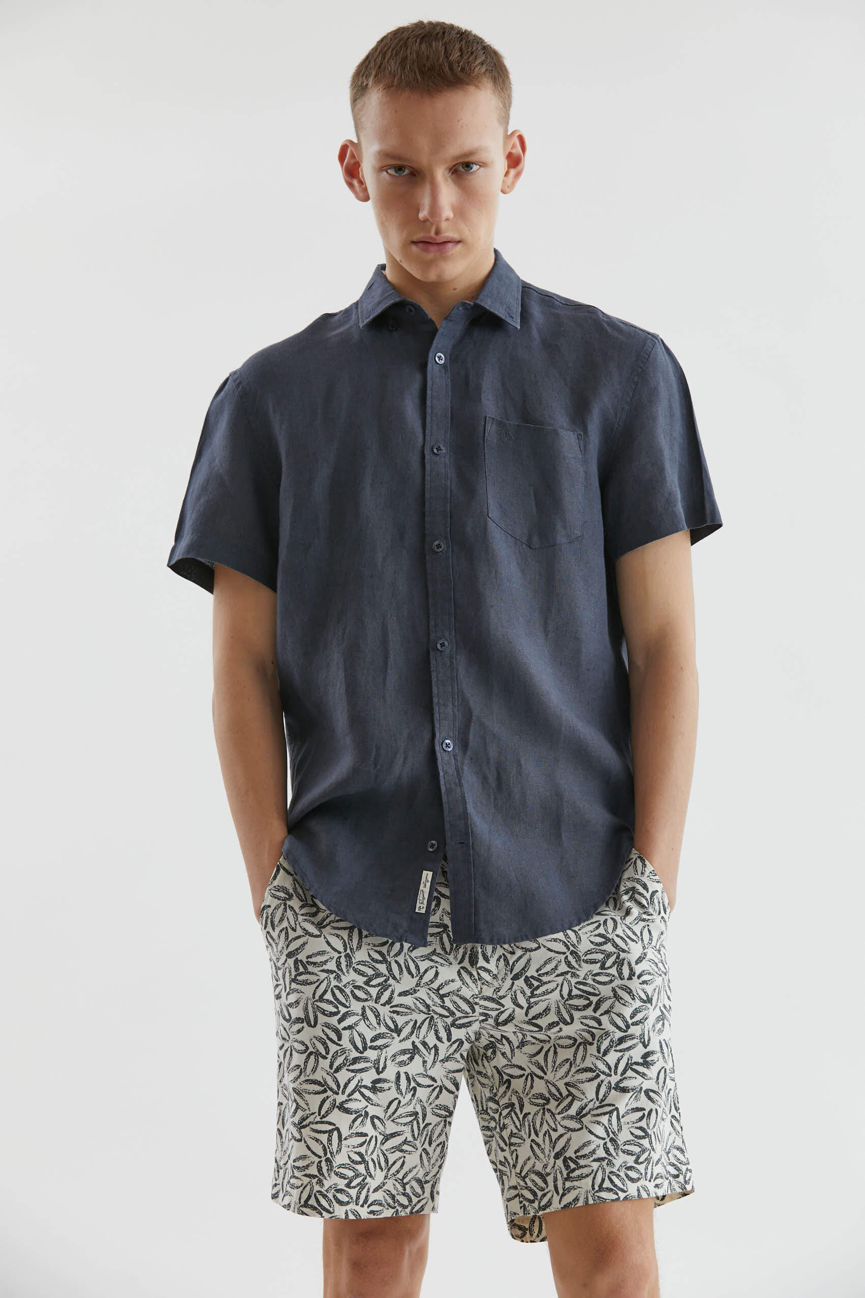Ss Washed Linen Shirt