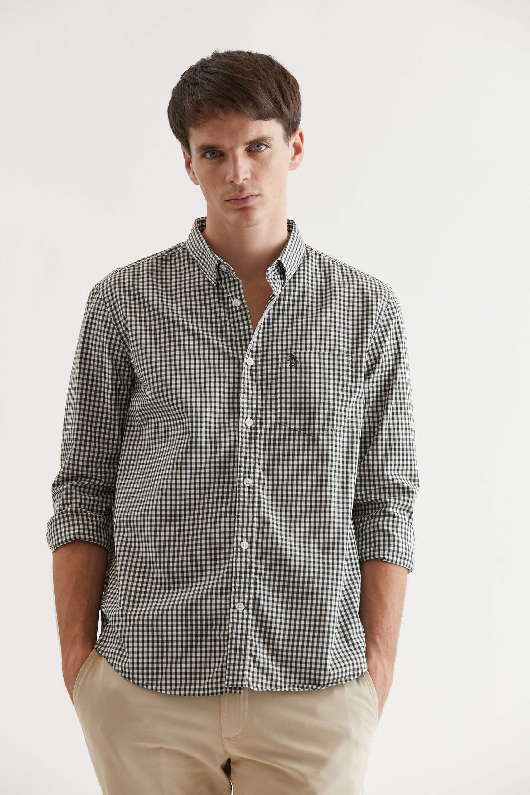 Ls Gingham Shirt B/D